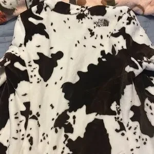 cow hide north face jacket